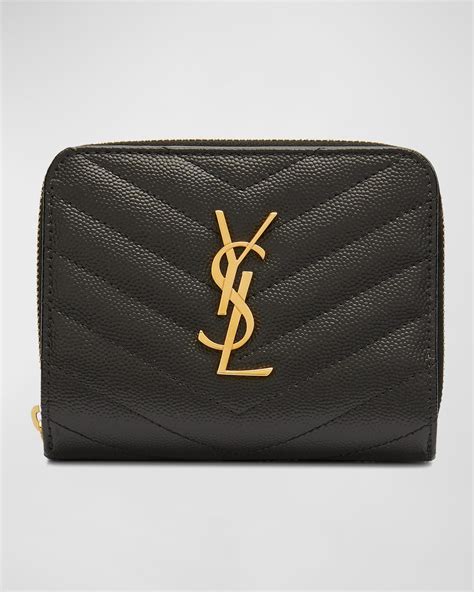 ysl wallet with zipper